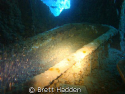 Captains Cabin and his bath tub..... HMS Thistlegorm.. by Brett Hadden 